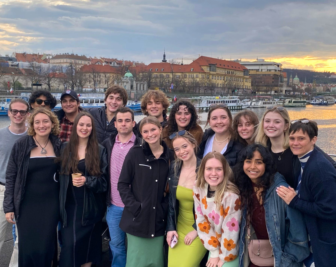 GLM students and faculty in Prague