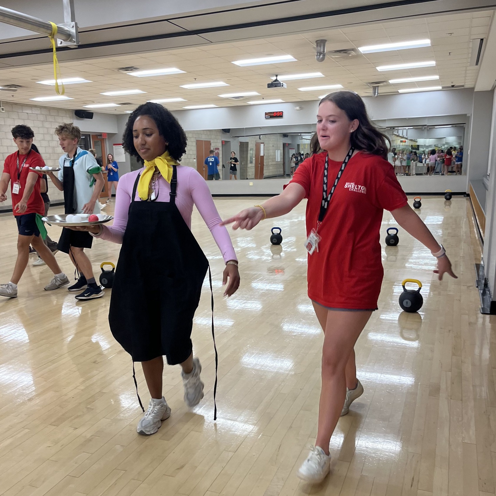 peer leader and shelton challenge student