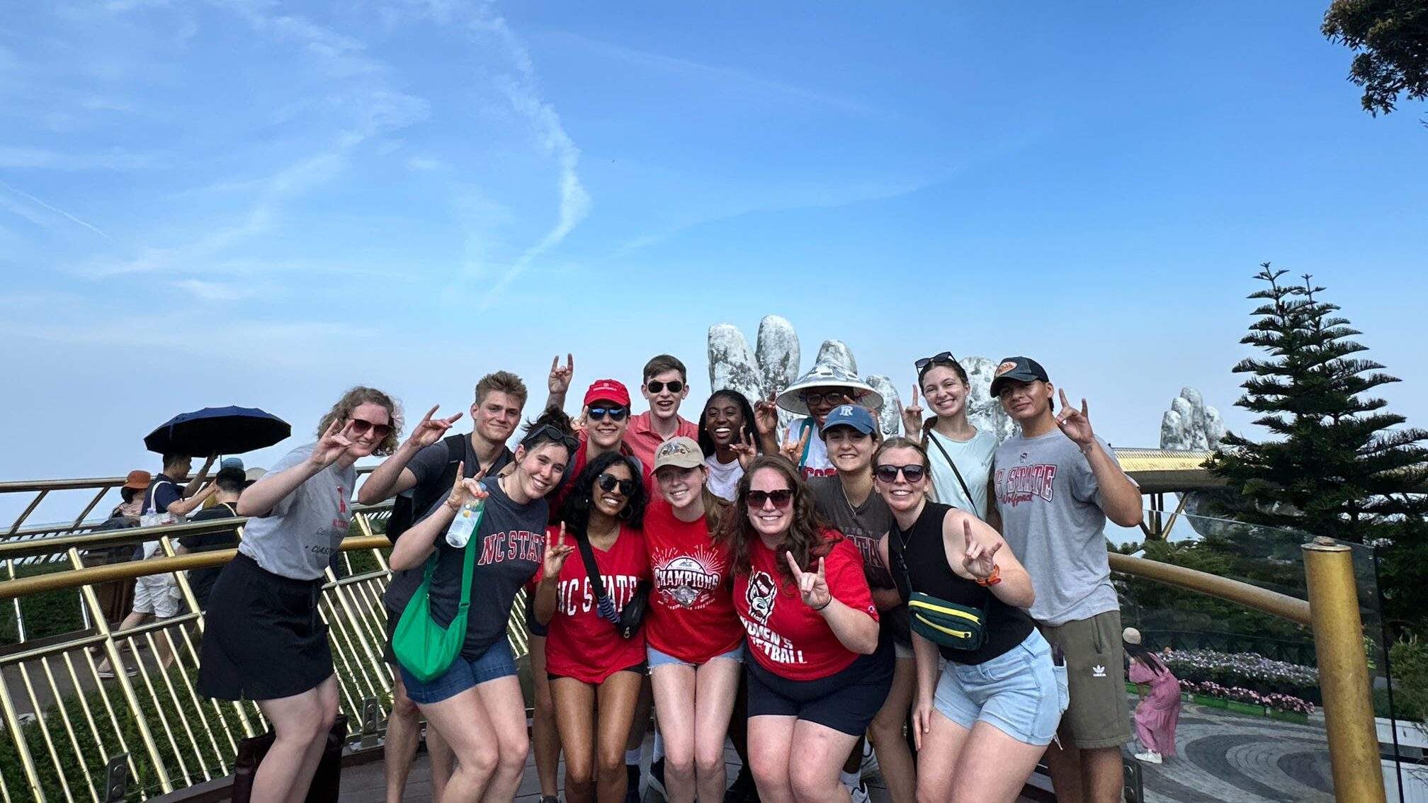 Shelton Scholars on international trip.