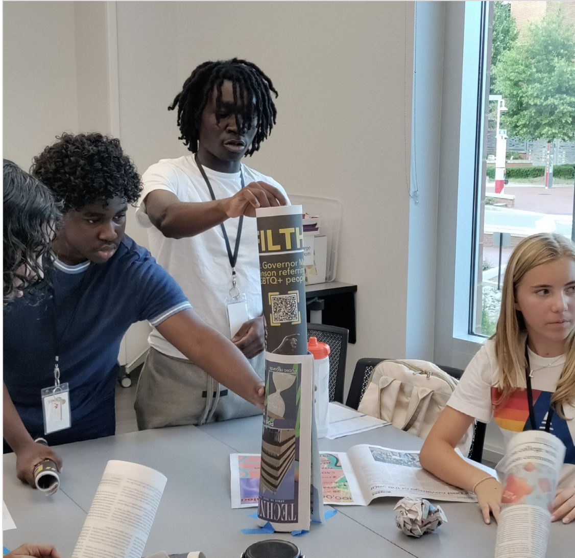 students participating in the Shelton Challenge