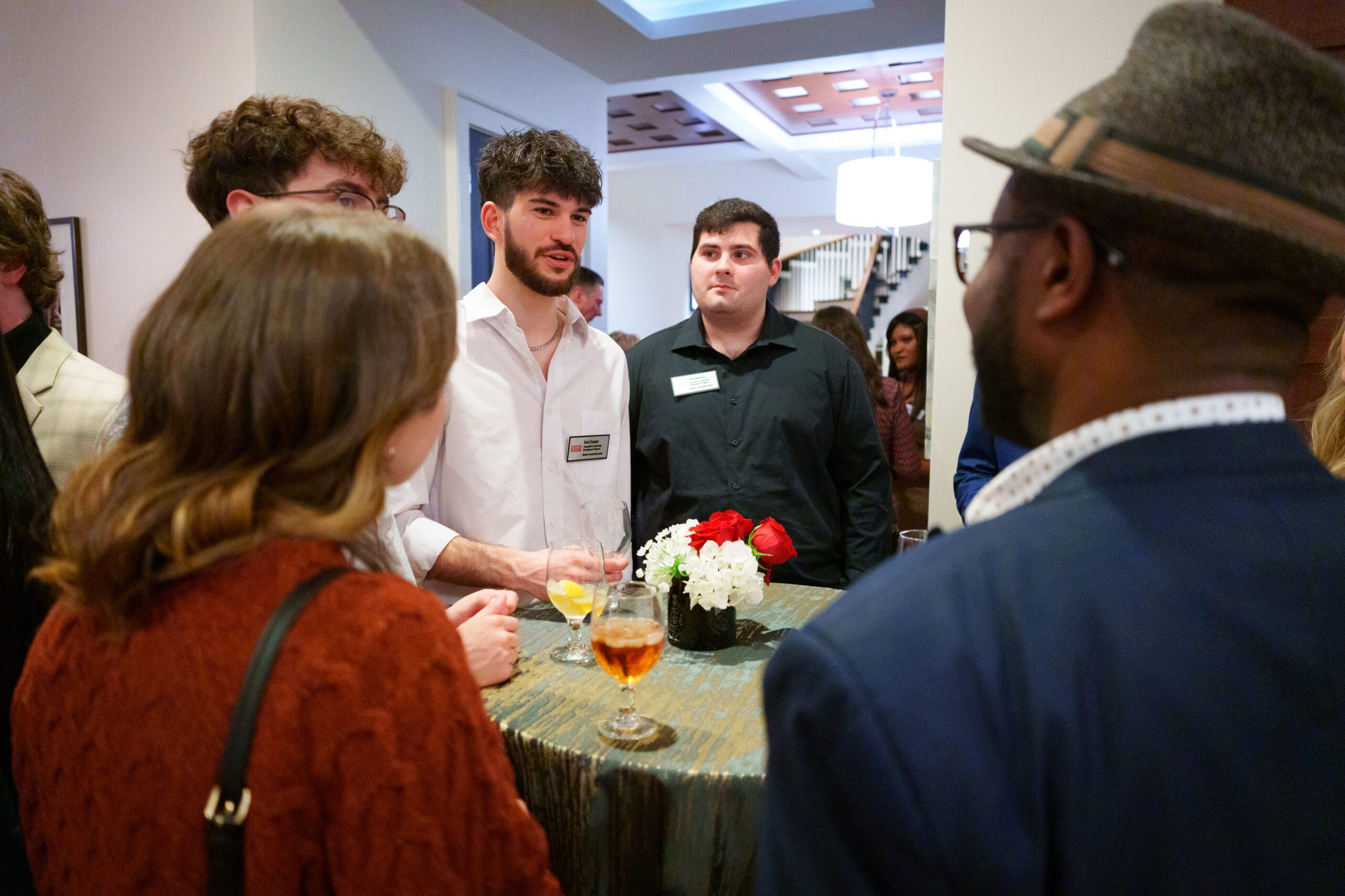 CLDP students at networking event